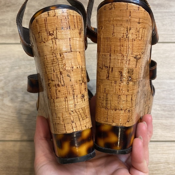 LRL | Teressa | Tortoise Cork Wedge‎ Sandals - Picture 6 of 13
